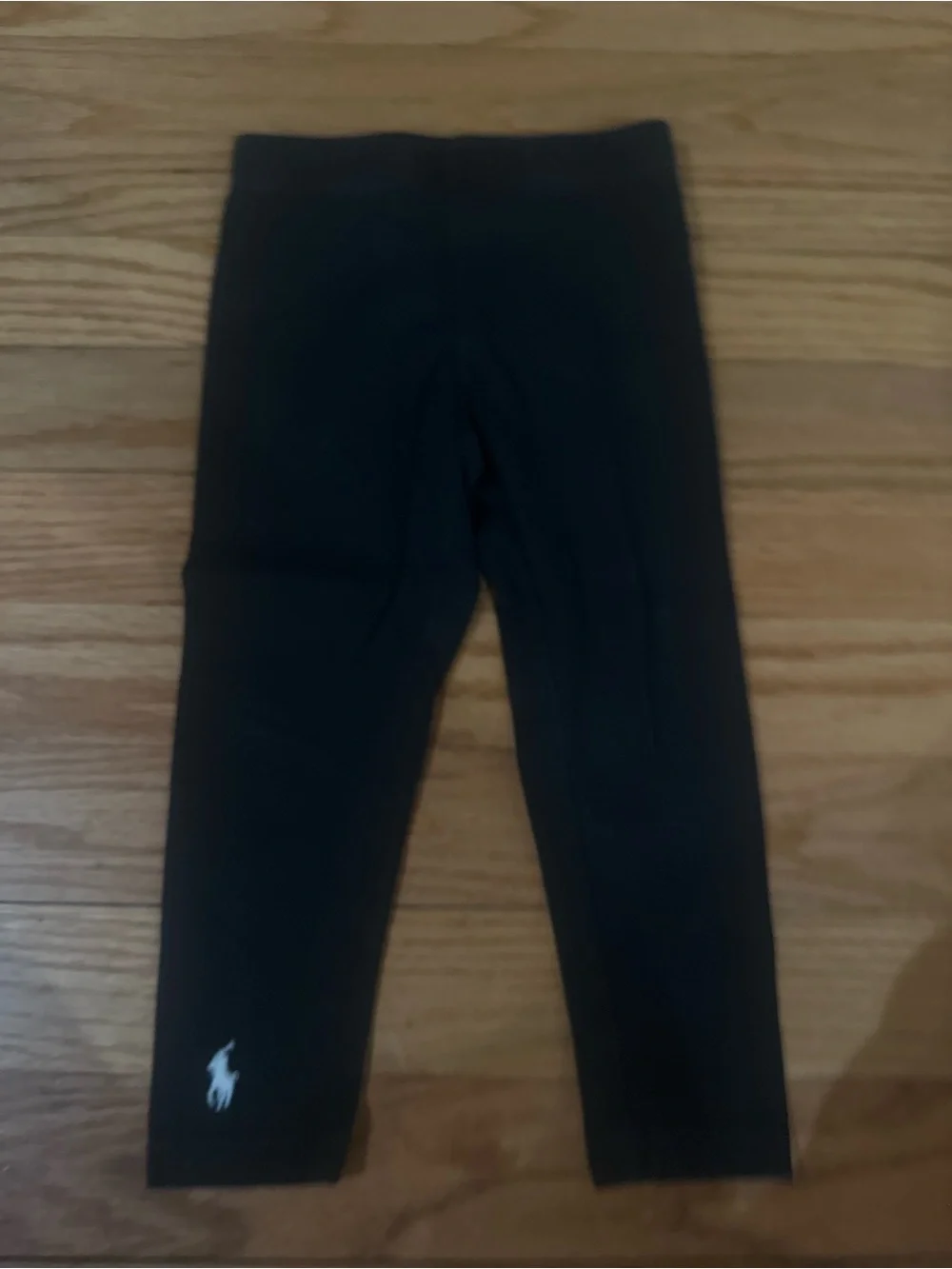 Ralph Lauren Black Girls' Logo Leggings